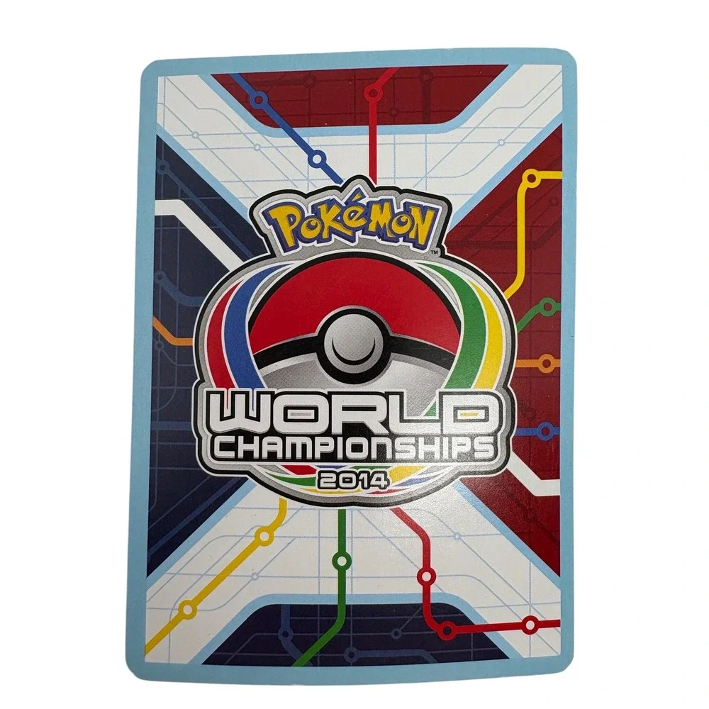 Pokemon Deoxys EX 53/116 Holo Rare World‎ Championships 2014 Team Plasma Card